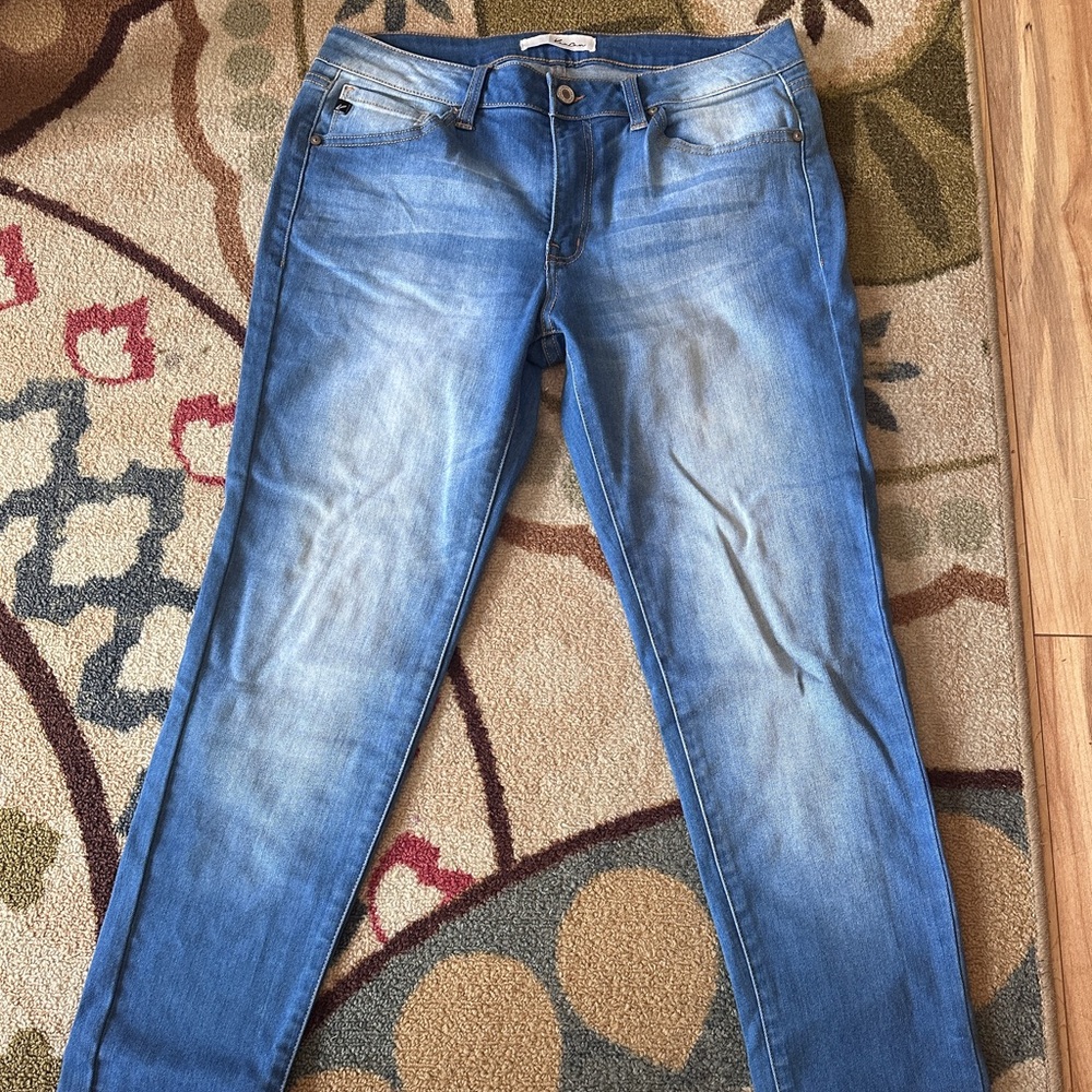 KanCan Light and Dark Blue Jeans